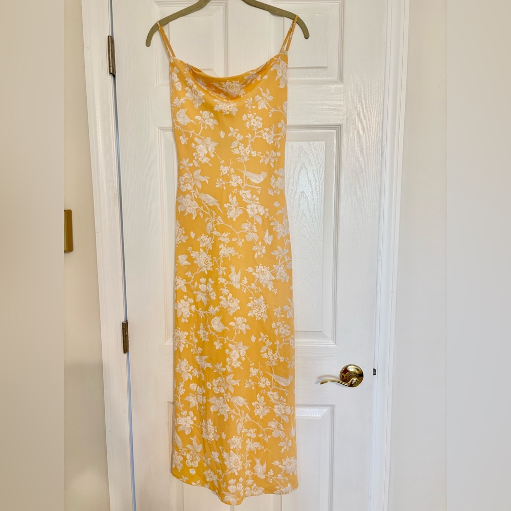 Abercrombie & Fitch Cowl Neck Slip Maxi Dress
